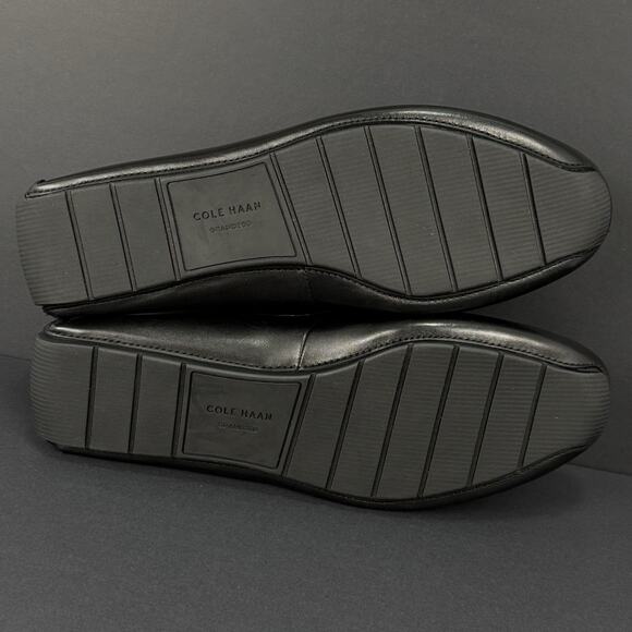 Cole Haan Grand+ Venetian Drivers Men’s Size 13M Black Leather Loafers NEW main image 4